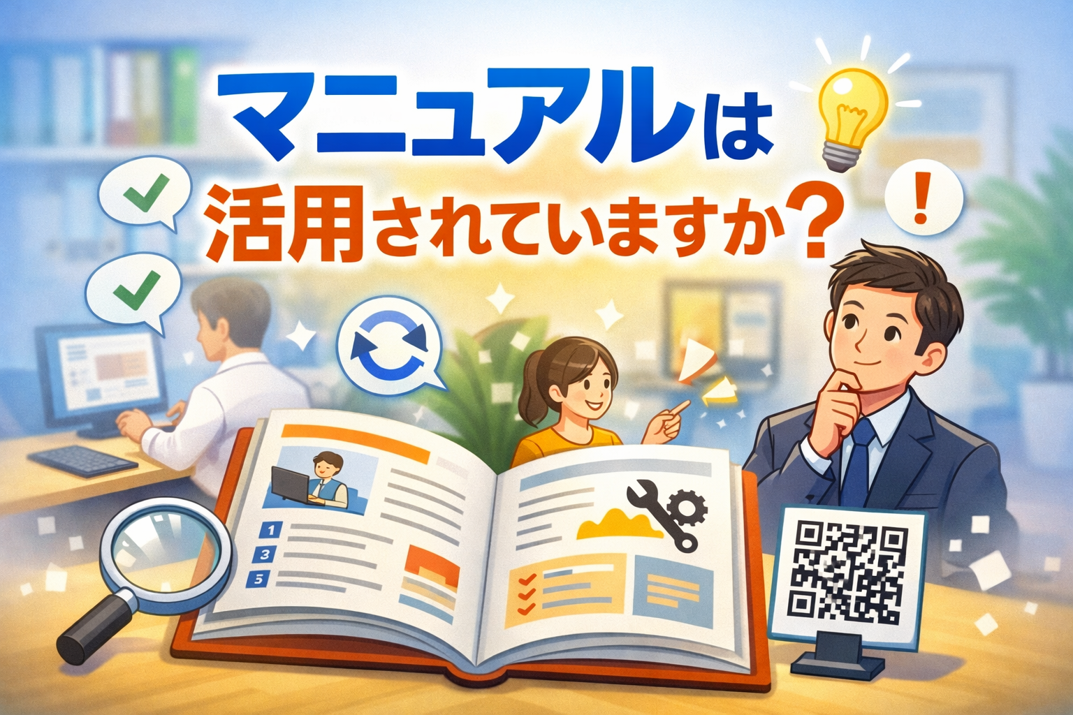マニュアルは活用されていますか？